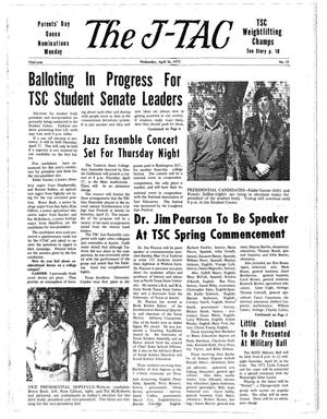 Primary view of The J-TAC (Stephenville, Tex.), Vol. 53, No. 21, Ed. 1 Wednesday, April 26, 1972