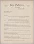 Primary view of [Letter from Ratsey & Lapthorn, Inc. to Harris Kempner, Esq., July 24, 1946]