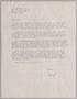 Letter: [Letter from I. H. Kempner, III to Harris L. Kempner, January 23, 195…