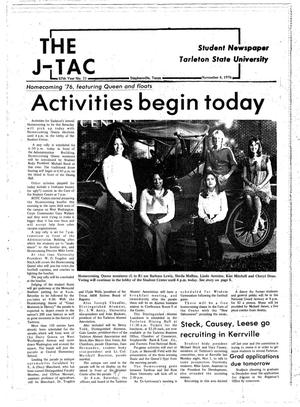 Primary view of The J-TAC (Stephenville, Tex.), Vol. 57, No. 25, Ed. 1 Thursday, November 4, 1976
