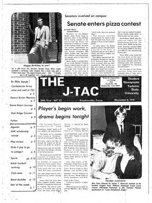 Primary view of The J-TAC (Stephenville, Tex.), Vol. 59, No. 24, Ed. 1 Thursday, November 9, 1978