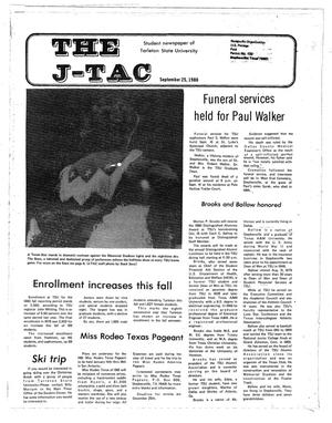 Primary view of object titled 'The J-TAC (Stephenville, Tex.), Ed. 1 Thursday, September 25, 1980'.
