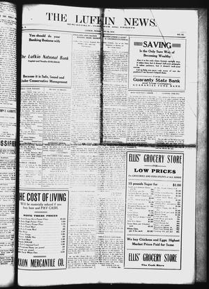Primary view of object titled 'The Lufkin News. (Lufkin, Tex.), Vol. 8, No. 54, Ed. 1 Friday, June 25, 1915'.