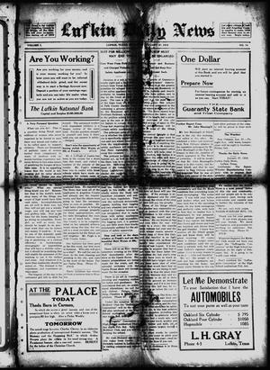 Primary view of object titled 'Lufkin Daily News (Lufkin, Tex.), Vol. 1, No. 74, Ed. 1 Thursday, January 27, 1916'.