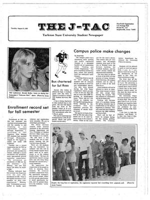 Primary view of object titled 'The J-TAC (Stephenville, Tex.), Ed. 1 Tuesday, August 31, 1982'.
