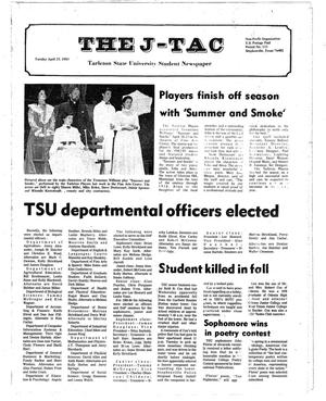 Primary view of The J-TAC (Stephenville, Tex.), Ed. 1 Tuesday, April 26, 1983