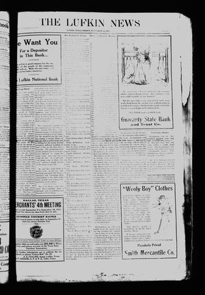 Primary view of object titled 'The Lufkin News (Lufkin, Tex.), Vol. [8], No. [188], Ed. 1 Friday, September 14, 1917'.