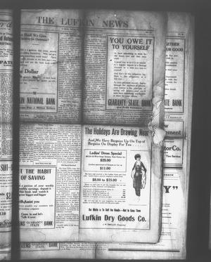 Primary view of object titled 'The Lufkin News (Lufkin, Tex.), Vol. [15], No. 39, Ed. 1 Friday, December 17, 1920'.