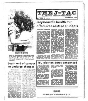 Primary view of The J-TAC (Stephenville, Tex.), Ed. 1 Thursday, April 5, 1984