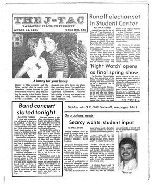 Primary view of object titled 'The J-TAC (Stephenville, Tex.), Ed. 1 Thursday, April 19, 1984'.