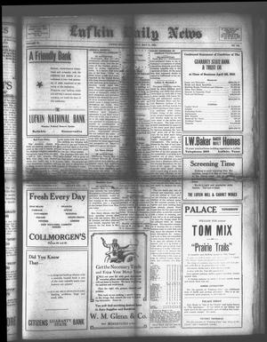 Primary view of object titled 'Lufkin Daily News (Lufkin, Tex.), Vol. 6, No. 162, Ed. 1 Wednesday, May 11, 1921'.