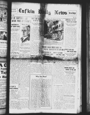 Primary view of object titled 'Lufkin Daily News (Lufkin, Tex.), Vol. 8, No. 191, Ed. 1 Tuesday, June 12, 1923'.