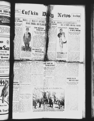Primary view of object titled 'Lufkin Daily News (Lufkin, Tex.), Vol. [8], No. 206, Ed. 1 Friday, June 29, 1923'.