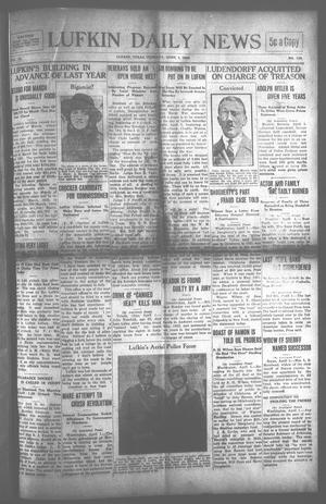 Primary view of object titled 'Lufkin Daily News (Lufkin, Tex.), Vol. 9, No. 129, Ed. 1 Tuesday, April 1, 1924'.