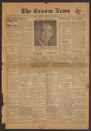 Primary view of object titled 'The Groom News (Groom, Tex.), Ed. 1 Friday, November 16, 1945'.