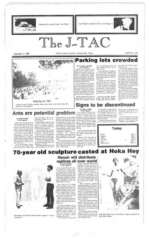 Primary view of The J-TAC (Stephenville, Tex.), Ed. 1 Thursday, September 11, 1986