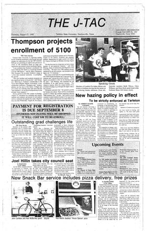 Primary view of The J-TAC (Stephenville, Tex.), Ed. 1 Thursday, August 27, 1987
