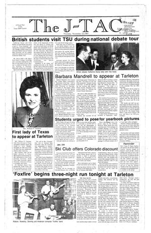 Primary view of The J-TAC (Stephenville, Tex.), Ed. 1 Thursday, November 12, 1987