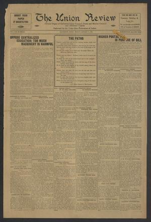 Primary view of object titled 'The Union Review (Galveston, Tex.), Vol. 5, No. 35, Ed. 1 Friday, January 11, 1924'.