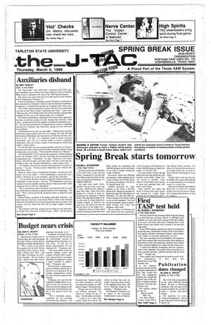 Primary view of The J-TAC (Stephenville, Tex.), Ed. 1 Thursday, March 9, 1989