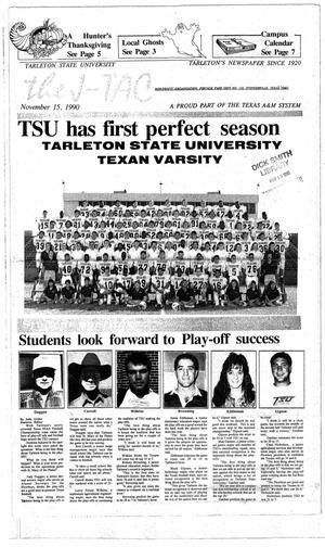 Primary view of The J-TAC (Stephenville, Tex.), Ed. 1 Thursday, November 15, 1990