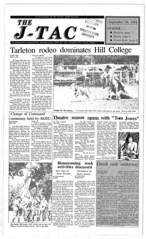 Primary view of The J-TAC (Stephenville, Tex.), Ed. 1 Thursday, September 19, 1991