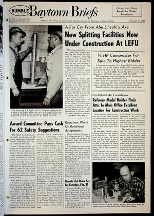 Primary view of Baytown Briefs (Baytown, Tex.), Vol. 07, No. 06, Ed. 1 Friday, February 6, 1959