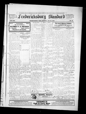 Primary view of object titled 'Fredericksburg Standard (Fredericksburg, Tex.), Vol. 13, No. 44, Ed. 1 Saturday, July 24, 1920'.