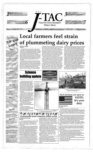 Primary view of The J-TAC (Stephenville, Tex.), Vol. 157, No. 10, Ed. 1 Thursday, April 8, 1999