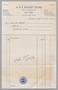Text: [Invoice for Balance Due to a-B-C Racket Store, November 1953]
