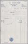 Text: [Invoice for Balance Due to A-B-C Racket Store, April 1953]