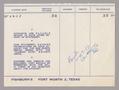 Primary view of [Account Statement for Fishburn's, September 26, 1953]