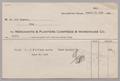 Primary view of [Invoice to Merchants & Planters Compress & Warehouse Co., August 31, 1953]