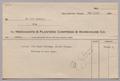 Text: [Invoice from Merchants & Planters Compress & Warehouse Co., May 7, 1…