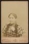 Photograph: [Portrait of an Unknown Woman in a Striped Dress]