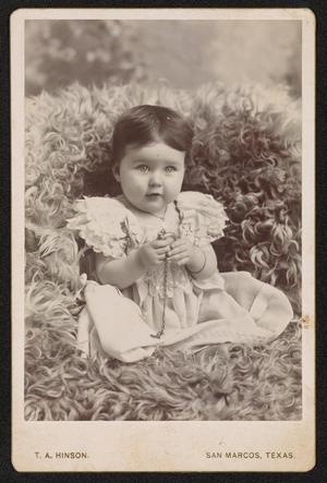 Primary view of object titled '[Portrait of an Unknown Girl Holding a Necklace]'.