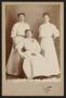 Thumbnail image of item number 1 in: '[Portrait of Three Unknown Women in White Dresses]'.