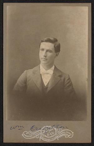 Primary view of object titled '[Portrait of William Creighton]'.