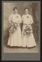 Thumbnail image of item number 1 in: '[Portrait of Two Unknown Women with Flower Bouquets]'.