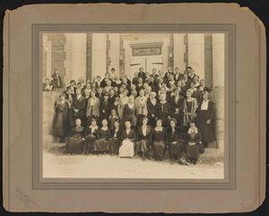 Primary view of object titled '[Gathering at Polytechnic Methodist Church, Fort Worth]'.