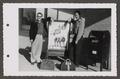 Photograph: [Robert E. Davis with James Dalton at Recruitment Station]