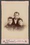 Photograph: [Portrait of Alma Waller, Olga H., and an Unknown Man]