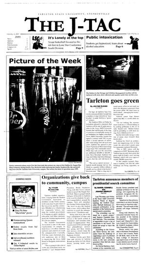 Primary view of The J-TAC (Stephenville, Tex.), Vol. 178, No. 6, Ed. 1 Thursday, October 4, 2007