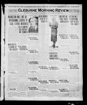 Primary view of Cleburne Morning Review (Cleburne, Tex.), Ed. 1 Thursday, November 6, 1919