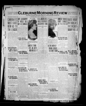 Primary view of object titled 'Cleburne Morning Review (Cleburne, Tex.), Ed. 1 Friday, January 2, 1920'.