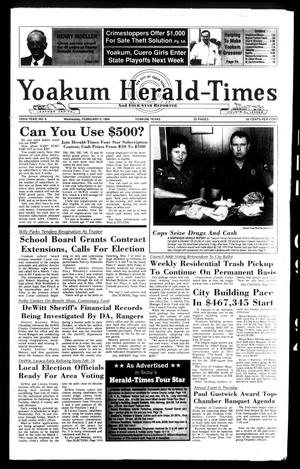 Primary view of object titled 'Yoakum Herald-Times and Four Star Reporter (Yoakum, Tex.), Vol. 102, No. 6, Ed. 1 Wednesday, February 9, 1994'.