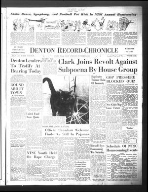 Primary view of object titled 'Denton Record-Chronicle (Denton, Tex.), Vol. 51, No. 90, Ed. 1 Friday, November 13, 1953'.