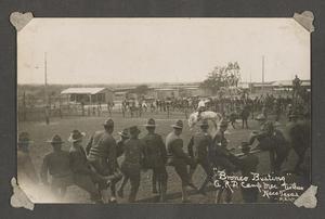 Primary view of object titled '[A Rodeo in Camp MacArthur #2]'.