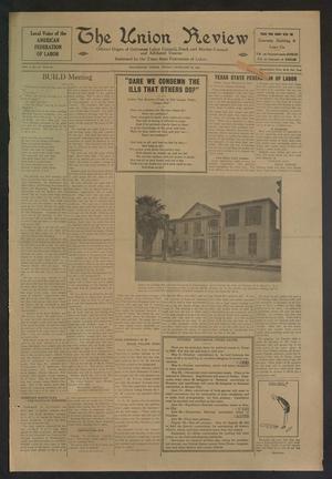 Primary view of object titled 'The Union Review (Galveston, Tex.), Vol. 9, No. 41, Ed. 1 Friday, February 24, 1928'.