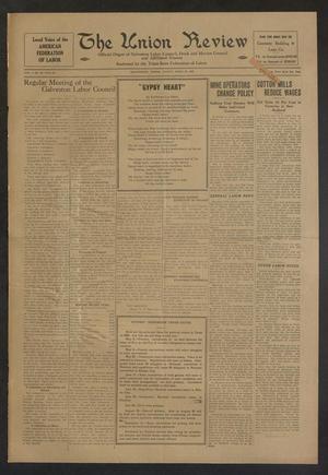 Primary view of object titled 'The Union Review (Galveston, Tex.), Vol. 9, No. 50, Ed. 1 Friday, April 27, 1928'.